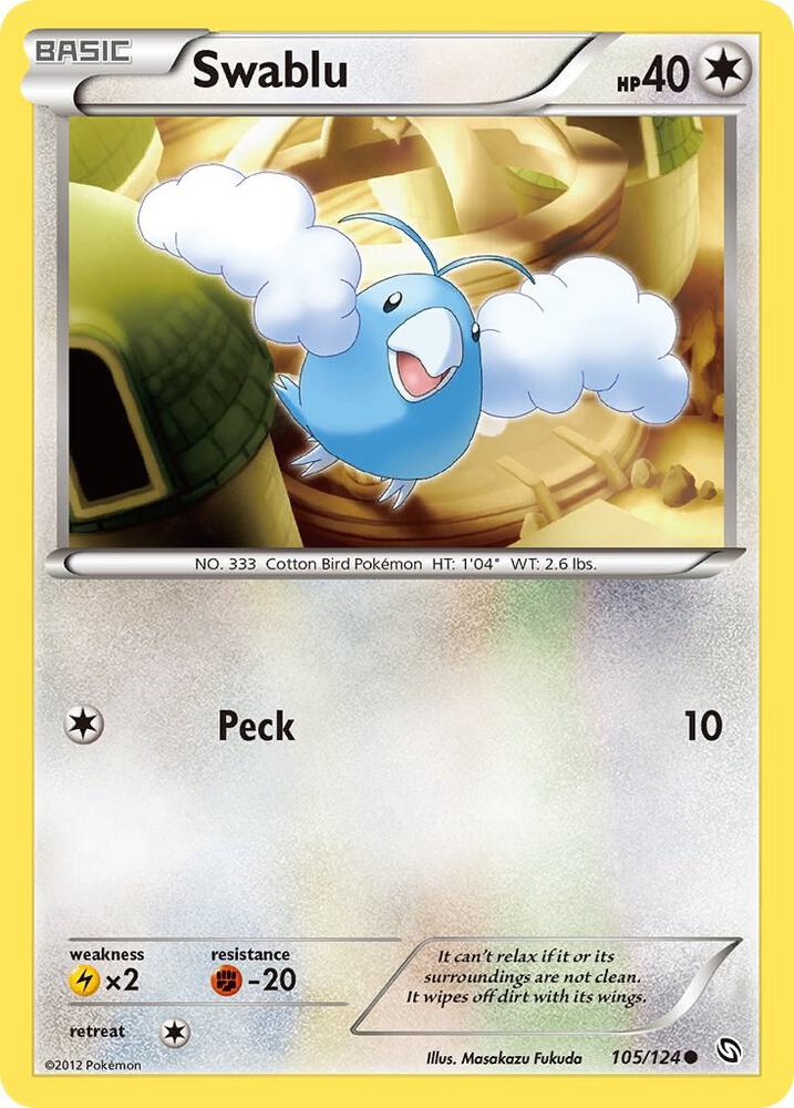 Swablu (105) card image