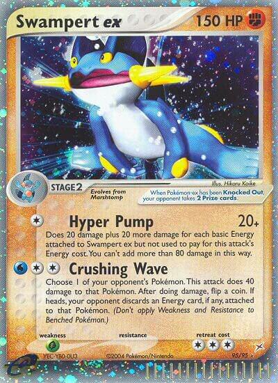 Swampert ex card image