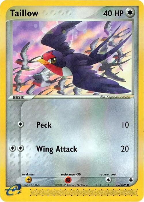 Taillow card image