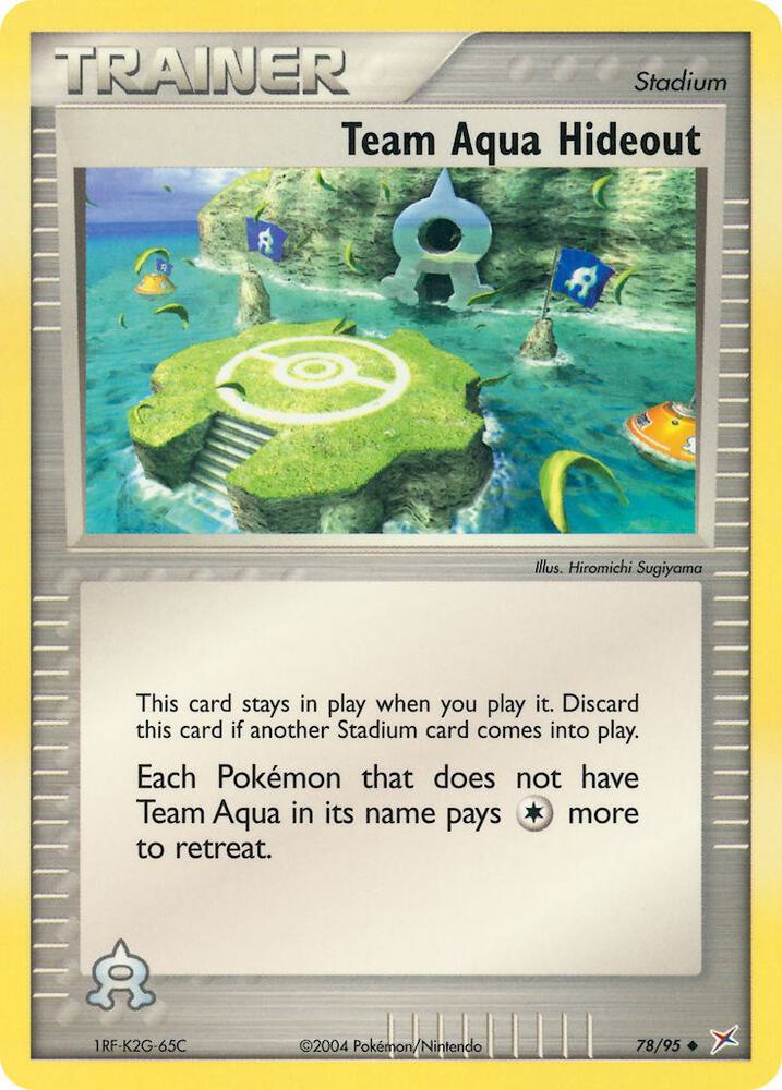 Team Aqua Hideout card image
