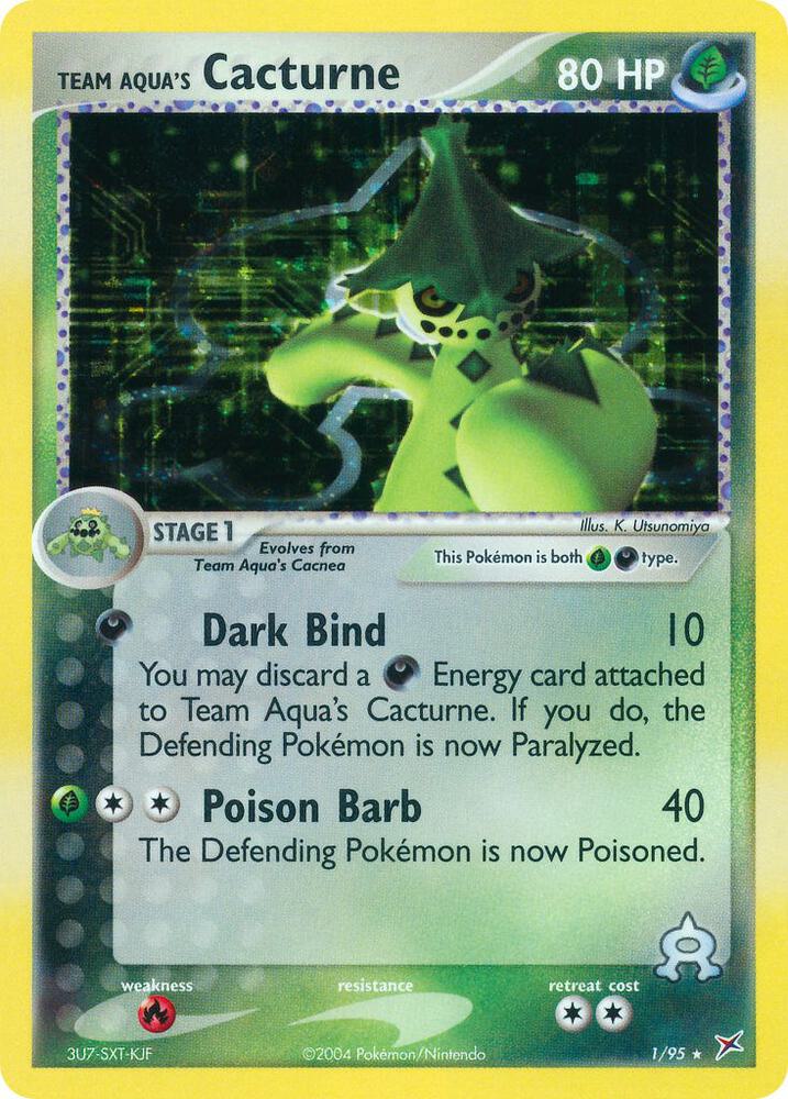 Team Aqua's Cacturne card image