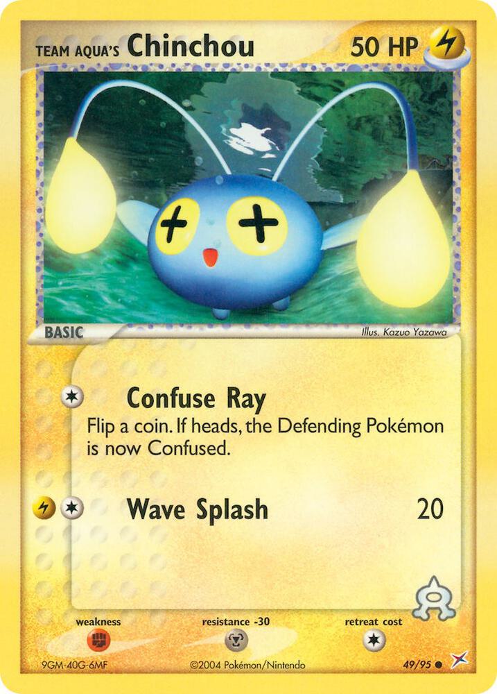 Team Aqua's Chinchou card image