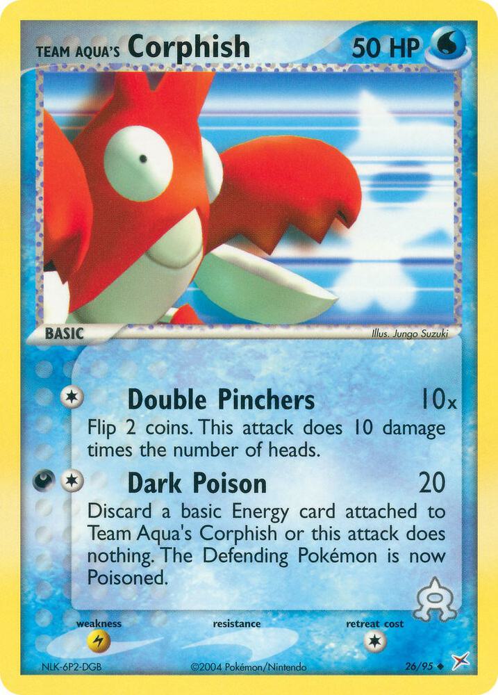 Team Aqua's Corphish - 26/95 card image