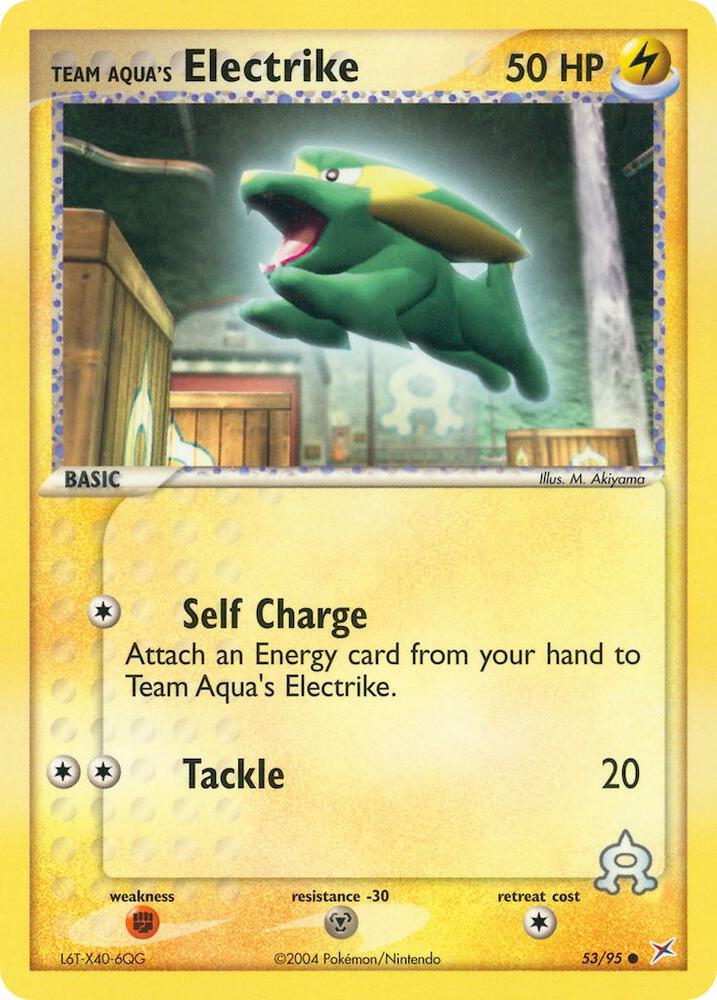 Team Aqua's Electrike - 53/95 card image