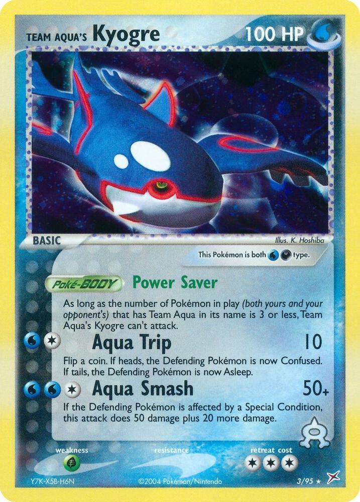 Team Aqua's Kyogre card image