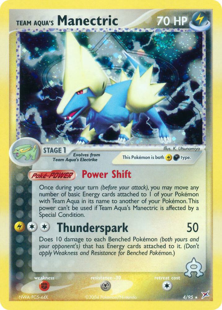Team Aqua's Manectric - 4/95 card image