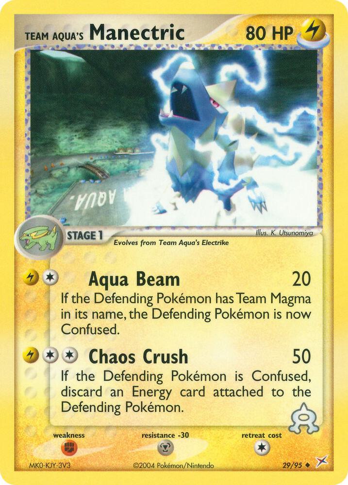 Team Aqua's Manectric - 29/95 card image