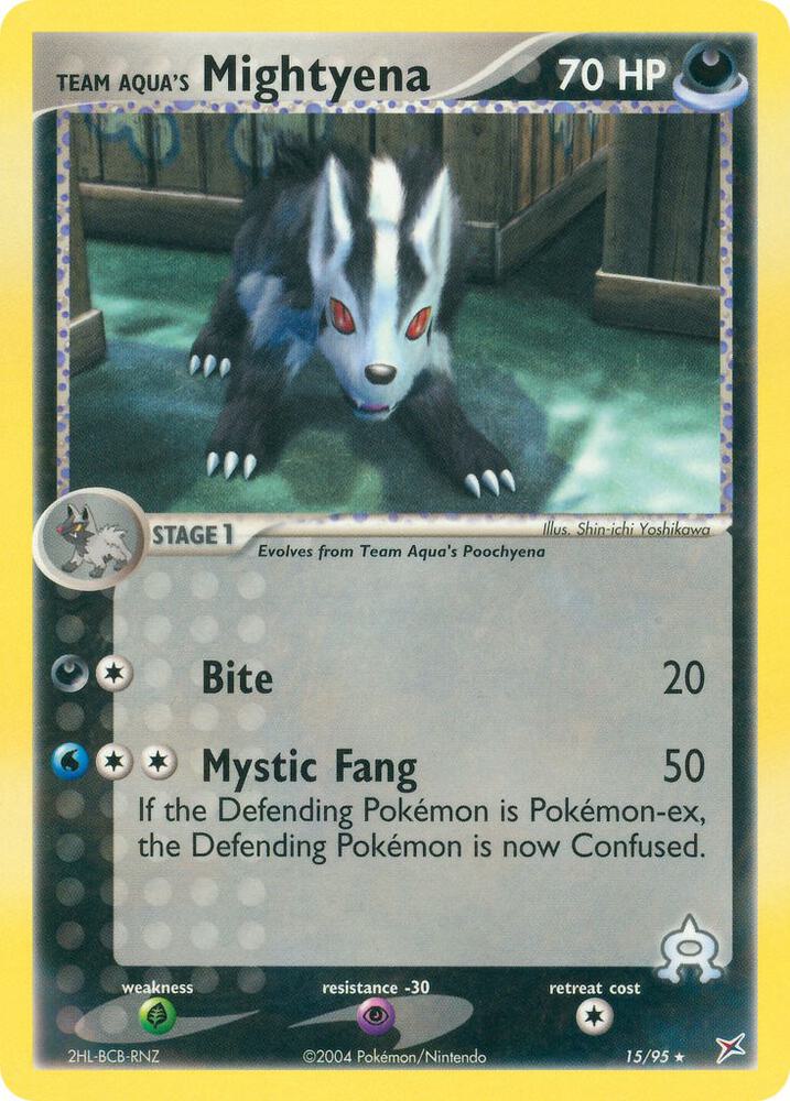 Team Aqua's Mightyena - 15/95 card image