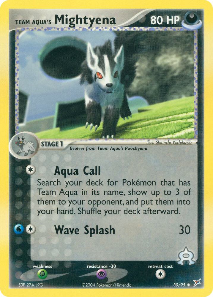 Team Aqua's Mightyena - 30/95 card image