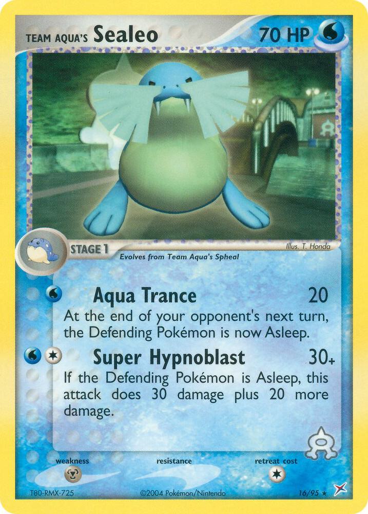 Team Aqua's Sealeo - 16/95 card image