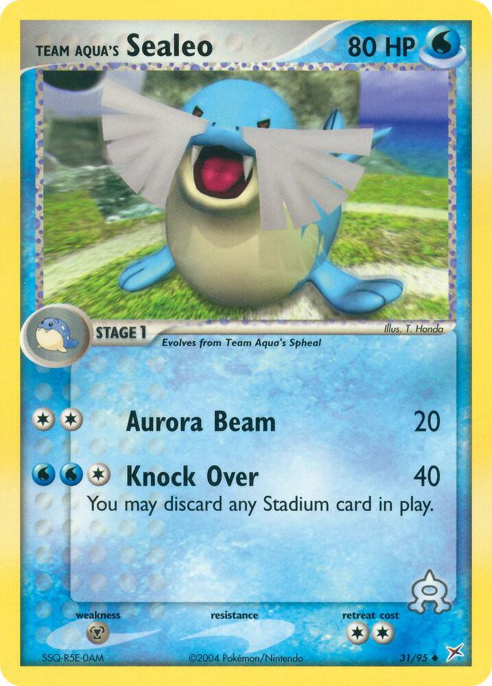 Team Aqua's Sealeo - 31/95 card image