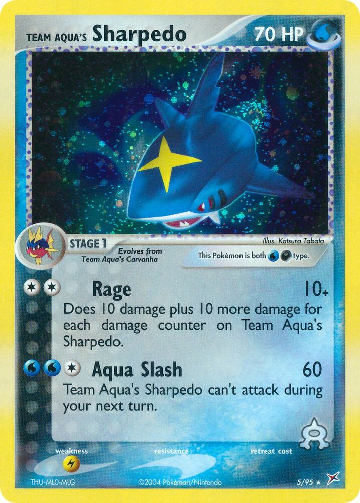 Team Aqua's Sharpedo - 5/95 card image