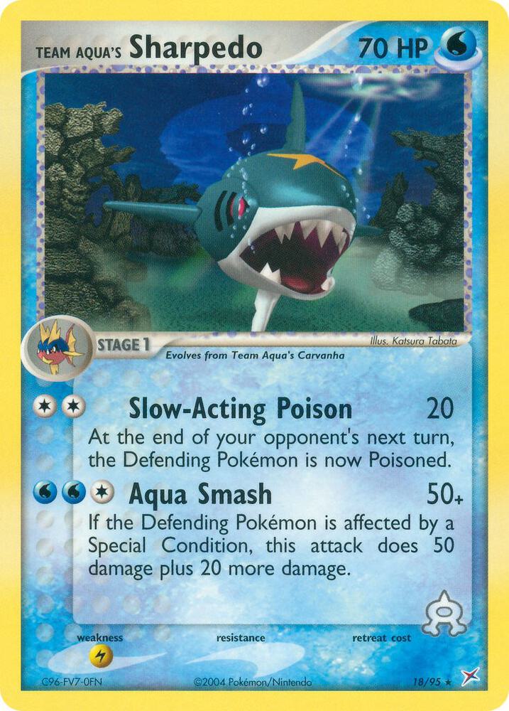Team Aqua's Sharpedo - 18/95 card image