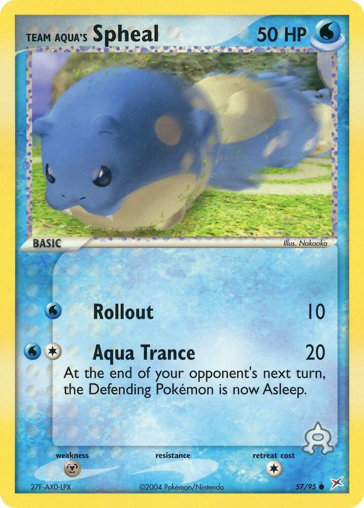 Team Aqua's Spheal - 57/95 card image