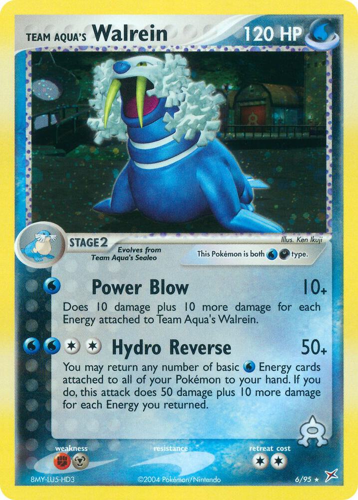 Team Aqua's Walrein card image