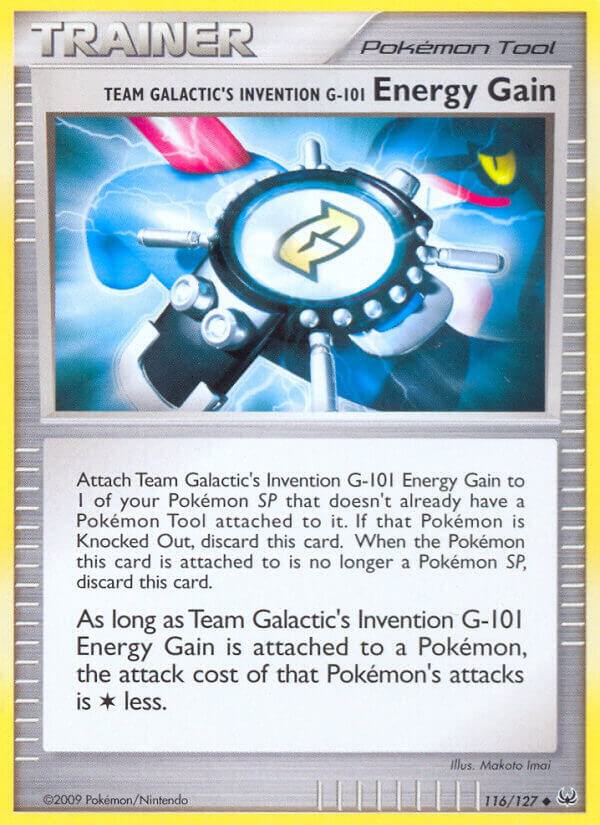 Team Galactic's Invention G-101 Energy Gain card image