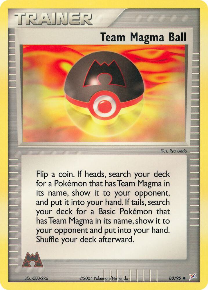Team Magma Ball card image