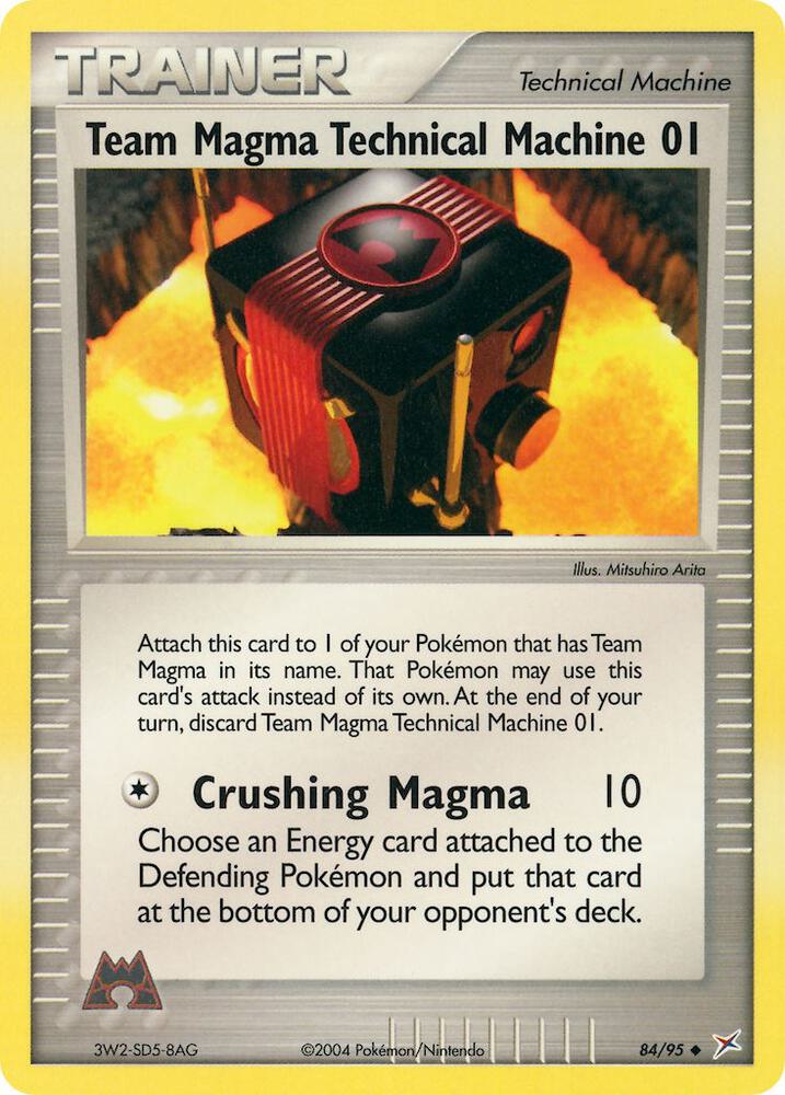 Team Magma Technical Machine 01 card image
