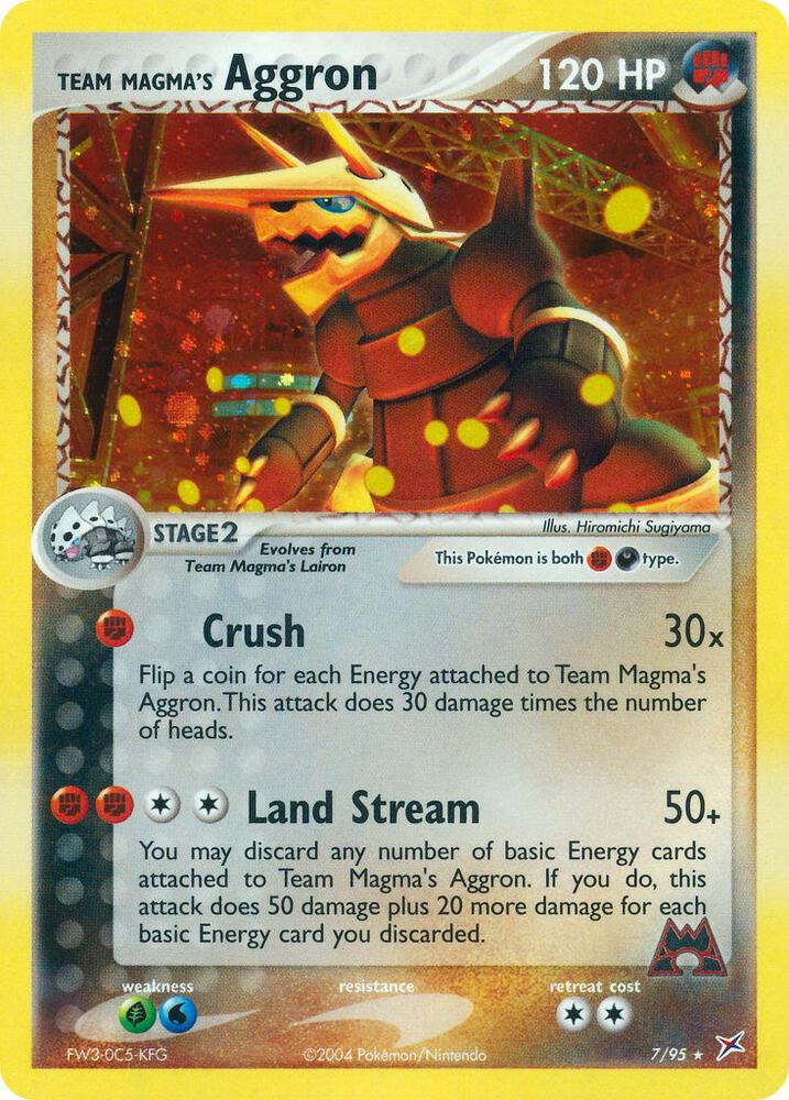 Team Magma's Aggron card image