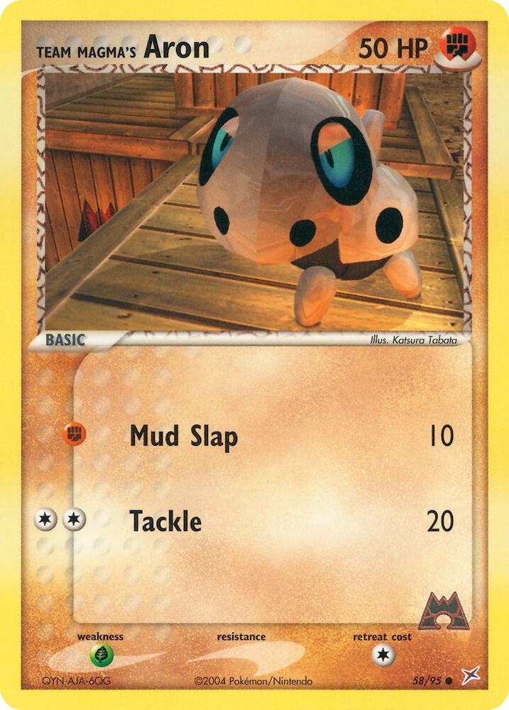 Team Magma's Aron - 58/95 card image