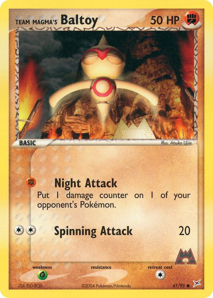 Team Magma's Baltoy - 61/95 card image