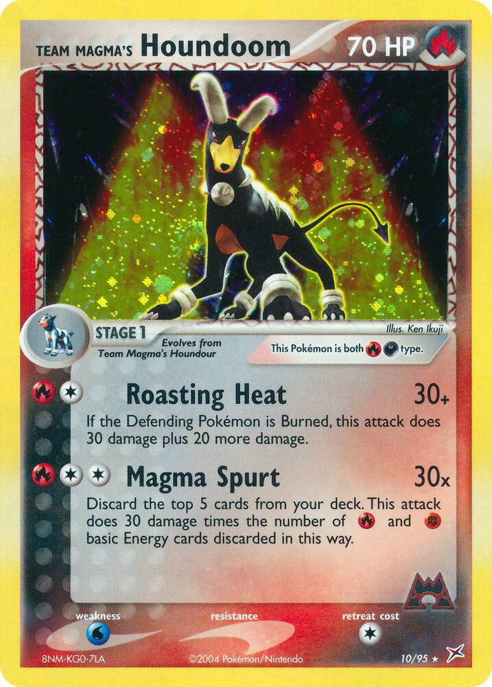 Team Magma's Houndoom - 10/95 card image