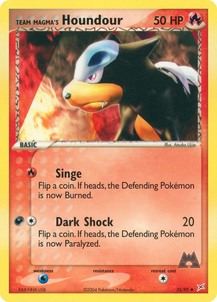 Team Magma's Houndour - 35/95 card image