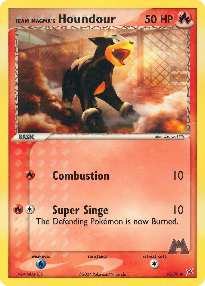 Team Magma's Houndour - 62/95 card image