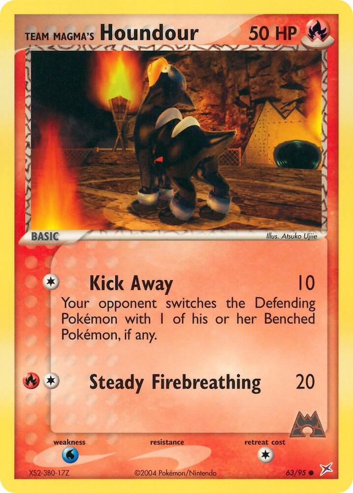 Team Magma's Houndour - 63/95 card image
