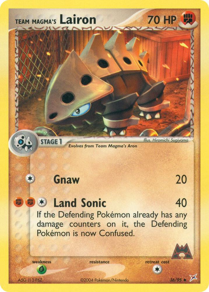 Team Magma's Lairon - 36/95 card image