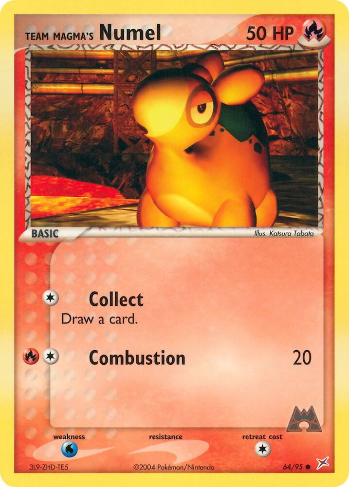 Team Magma's Numel card image