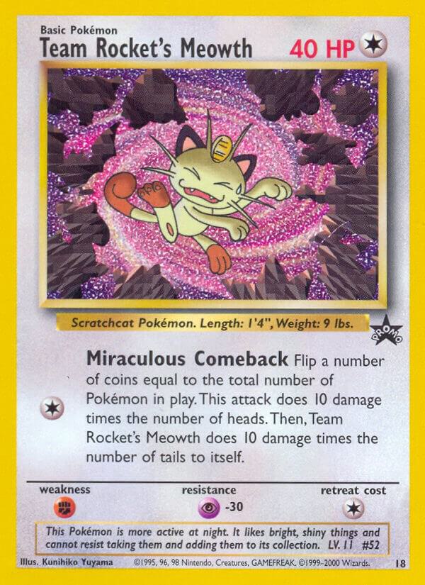Team Rocket's Meowth card image