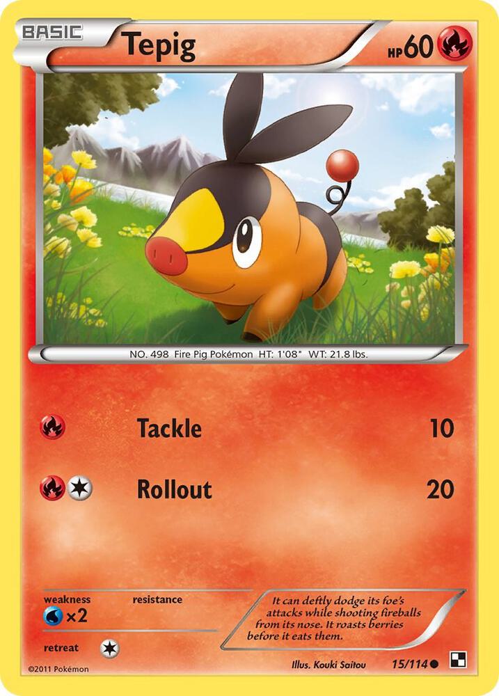 Tepig (15) card image
