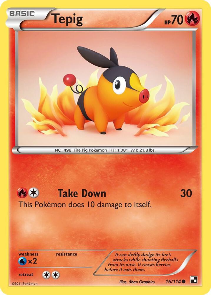 Tepig (16) card image