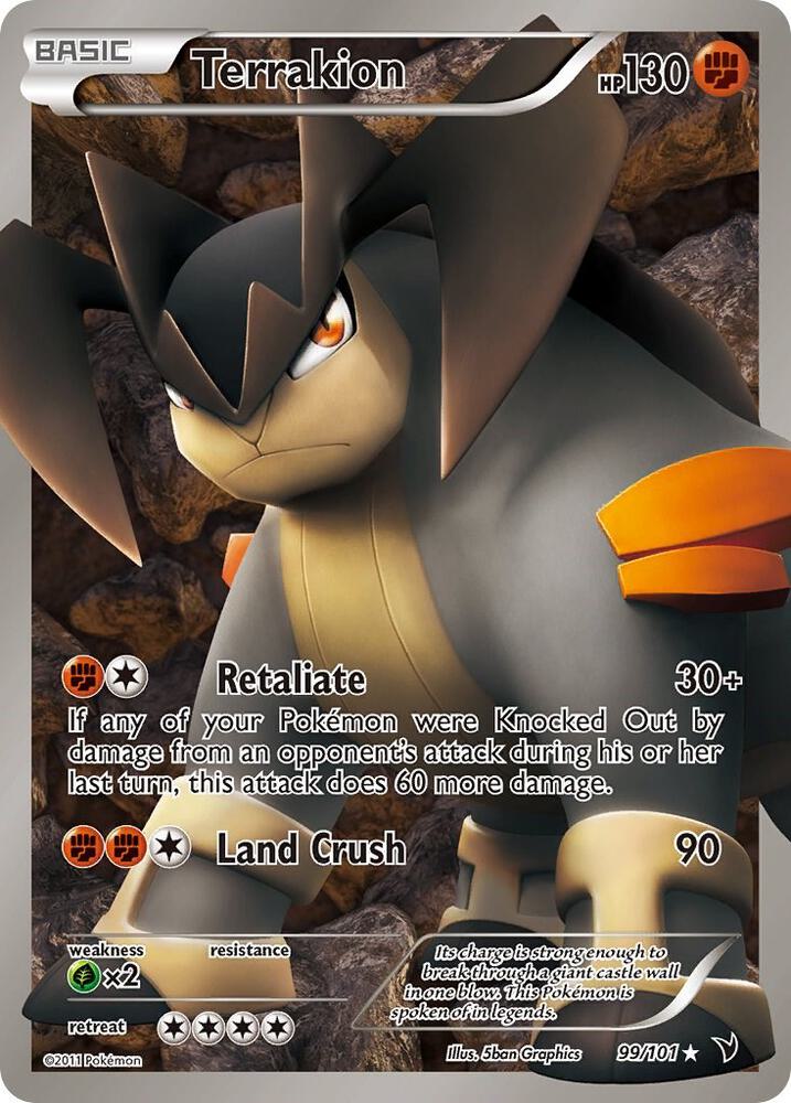 Terrakion (99 Full Art) card image