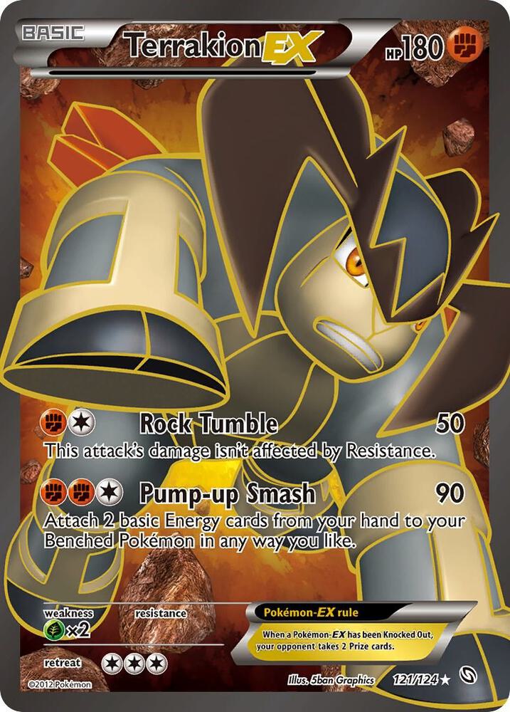 Terrakion EX (121 Full Art) card image