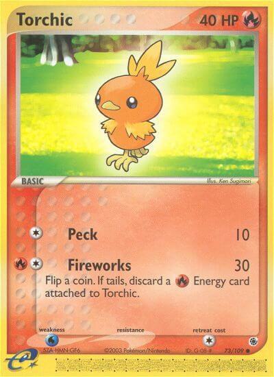 Torchic - 73/109 card image