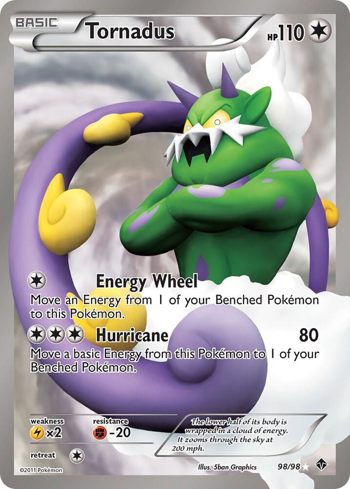 Tornadus (98 Full Art) card image