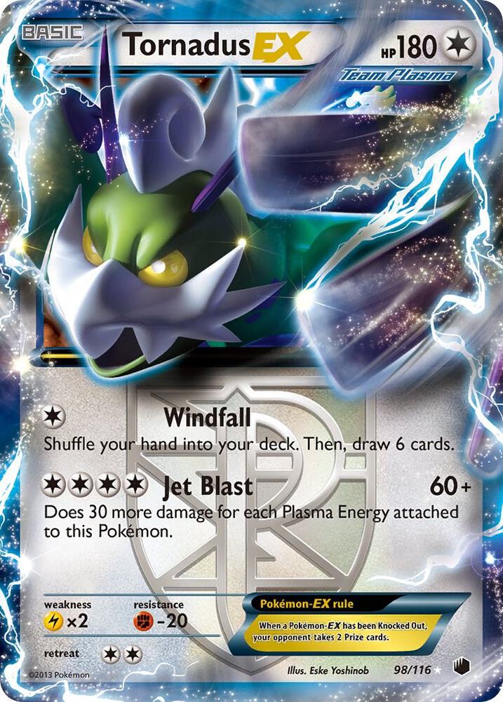 Tornadus EX (Team Plasma) card image