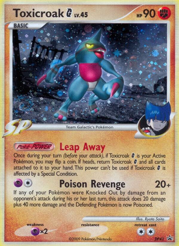 Toxicroak G - DP41 card image