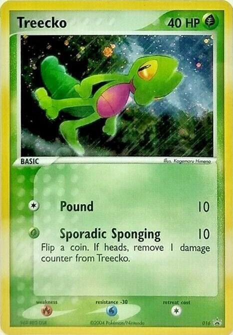 Treecko - 016 (EX Deck Tin) card image