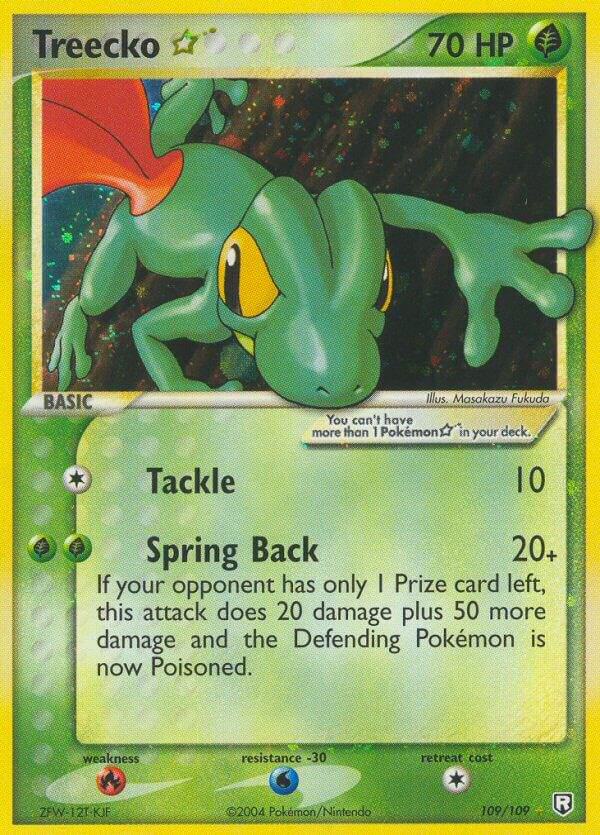 Treecko Star card image
