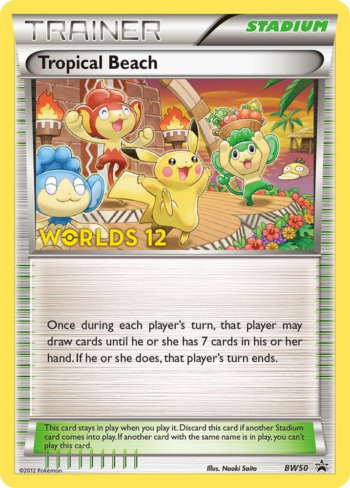 Tropical Beach - BW50 (Worlds 12) card image