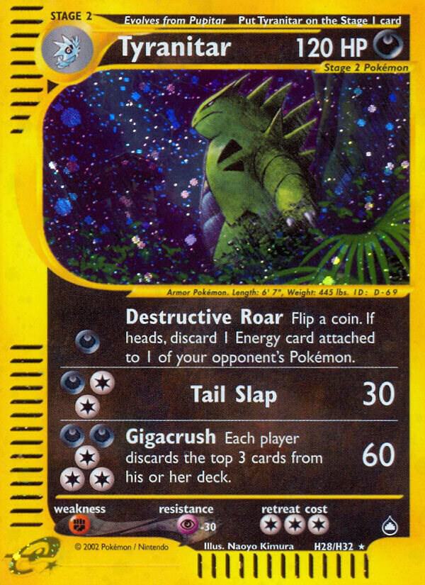 Tyranitar (H28) card image