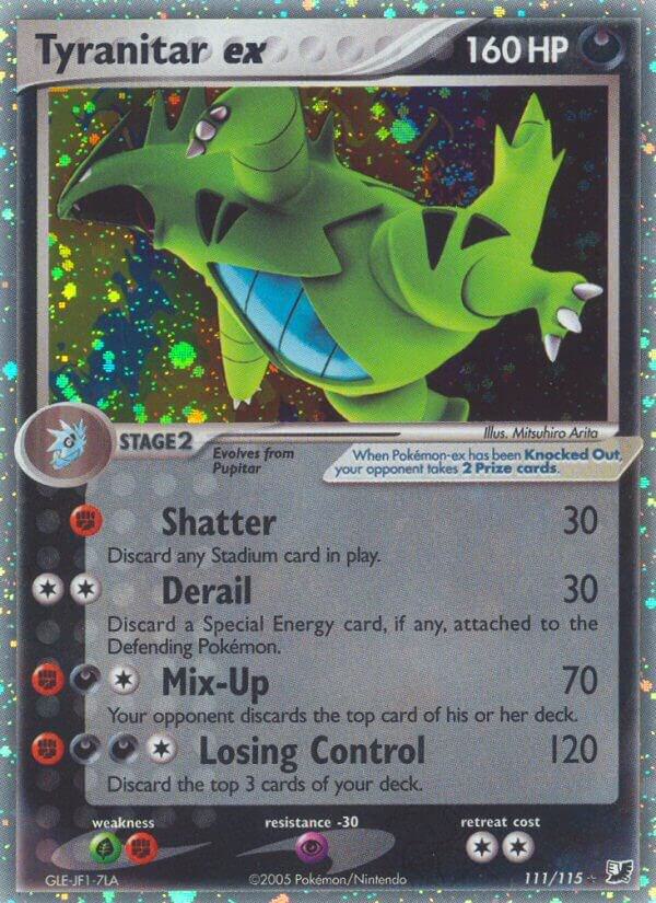 Tyranitar ex card image