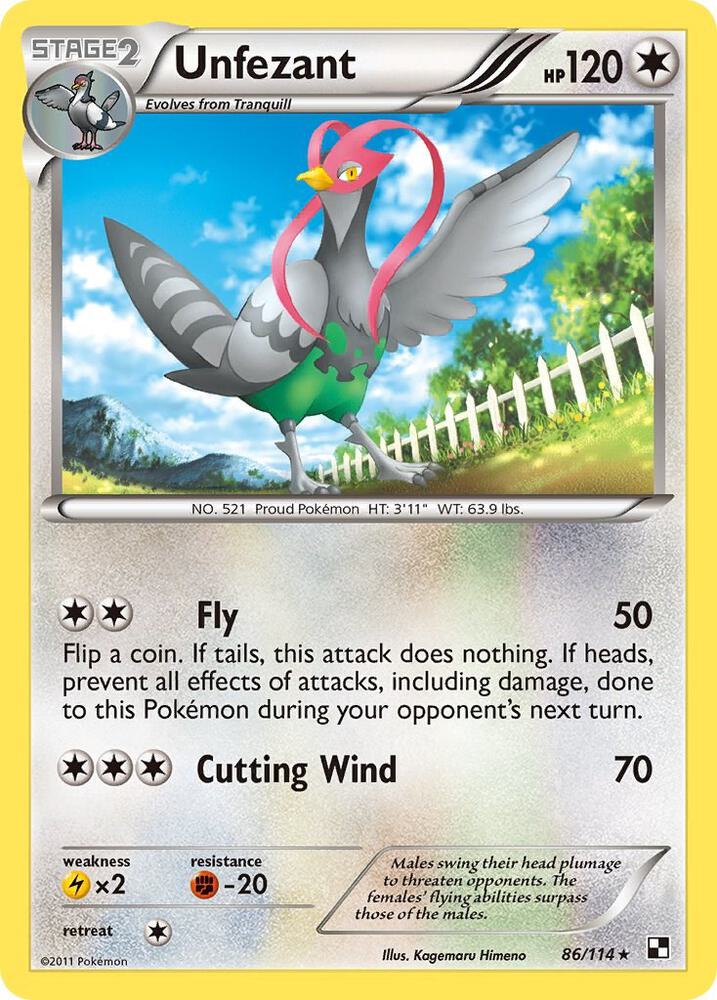 Unfezant card image