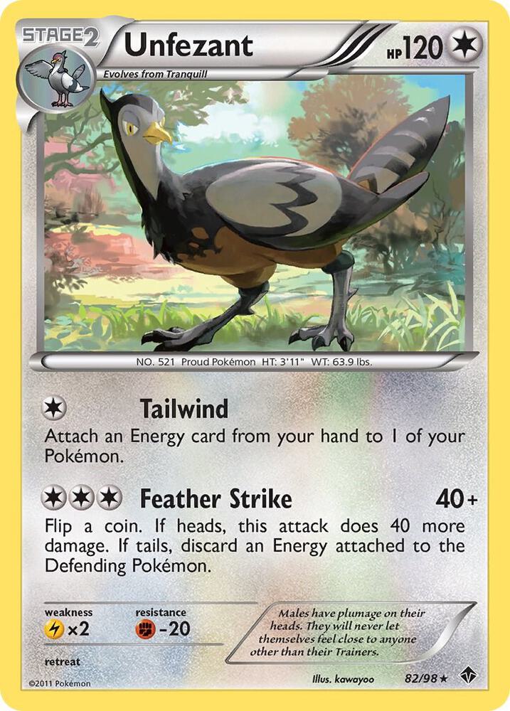 Unfezant card image