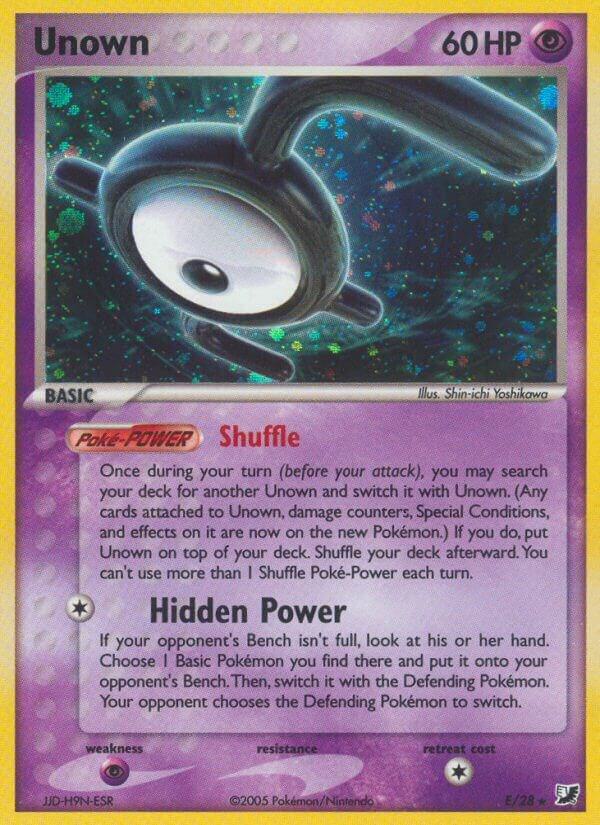 Unown (E) card image