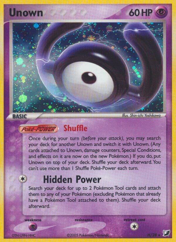 Unown (H) card image