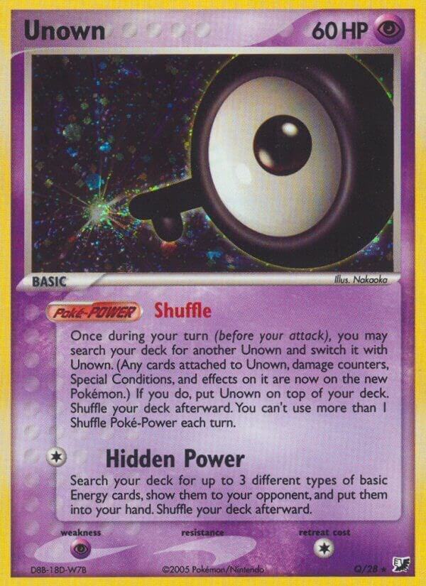 Unown (Q) card image